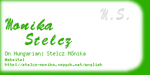 monika stelcz business card