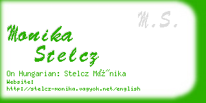 monika stelcz business card